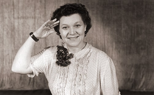 Клавдия Шульженко, 1952 год