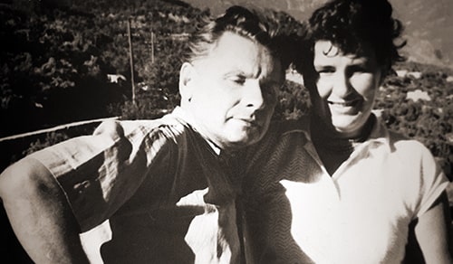 Михаил Васильевич Михайлов с супругой Марией Александровной (фотография из семейного архива)