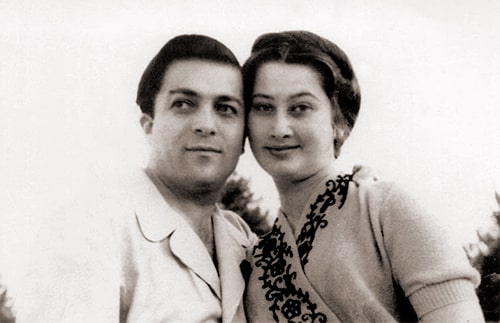 Рашид Бейбутов с супругой Джейран-ханым