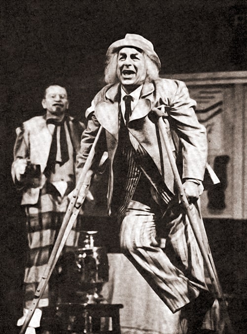 Владимир Канделаки в роли Фунта в опере «Золотой телёнок». 1985 год