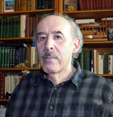 Поэт Владимир Лазарев - автор самого известного варианта слов марша
«Прощание славянки». Калифорния, Маунтан Вью, 2014 год