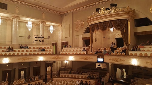 Зрительный зал Ленинградского театра музыкальной комедии